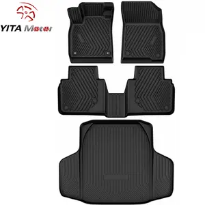 YITAMOTOR 2025 2024 2023 Honda Accord Floor Mats - All Weather TPE Custom Fit, Car Mats, Accessories, Black, Pet-Friendly, Car, Auto Parts