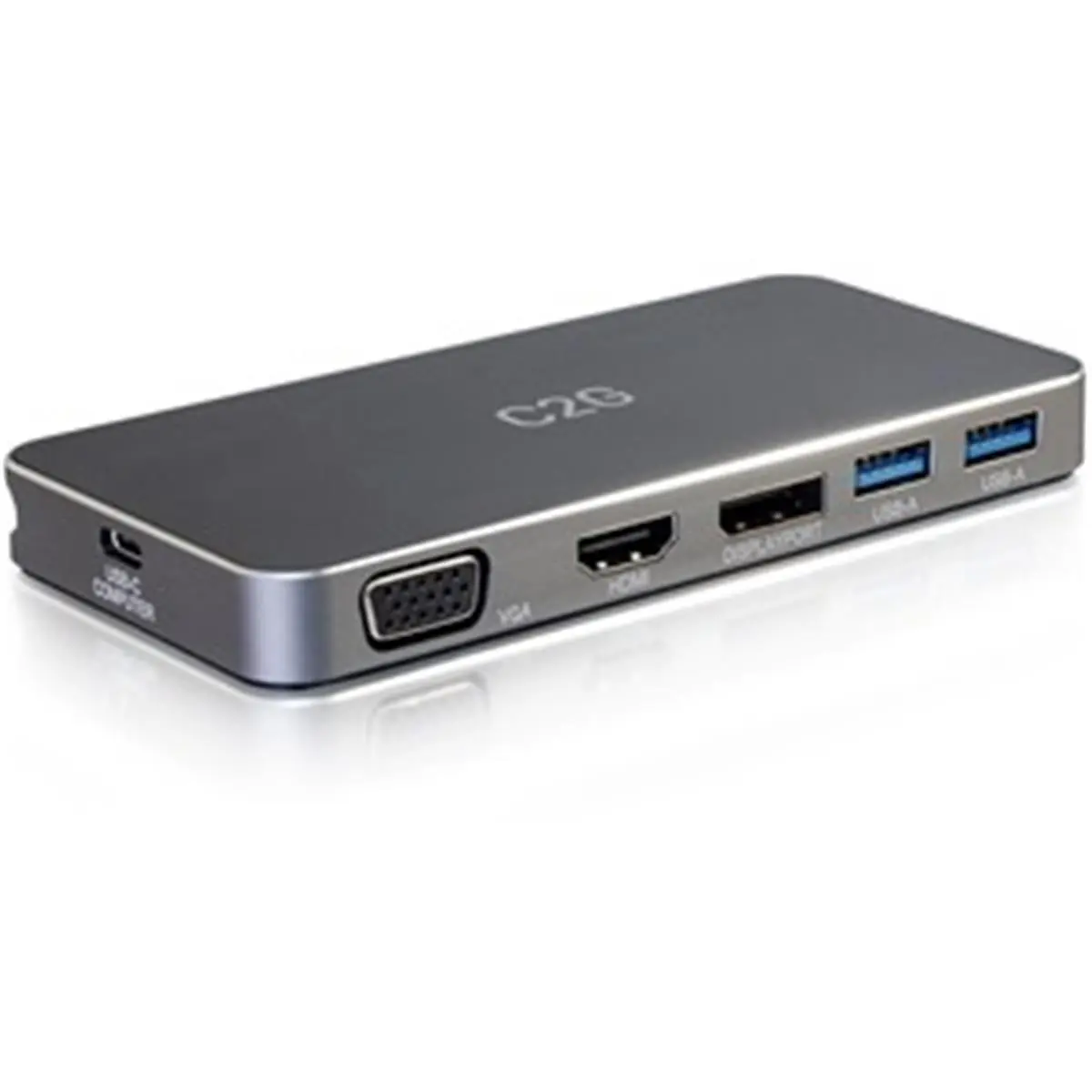 C2G 54439 65W USB-C Dual Monitor Dock with Power Delivery, MST Docking Station, Ethernet LAN, Thunderbolt Compatibility for Notebook, Tablet (USB Type-C Enabled)