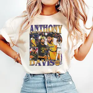 Vintage Anthony Davis Basketball Shirt, Retro 90s Graphic Tee, Game Day Outfit, Gift for Basketball Fans