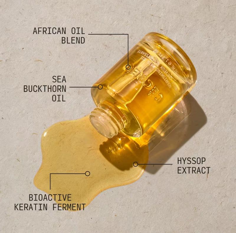 Cécred Nourishing Hair Oil - 13 Oils Blend for Hydration & Shine, No Silicones, Safe for Wigs & Weaves, 50ml