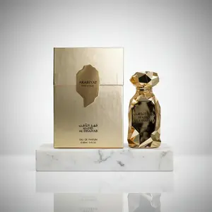 Arabiyat Prestige Mahad Al Dahab Unisex EDP Spray - 3.4 fl oz (2-3.9 fl oz Range) - Gourmand Vanilla, Amber, Enchanting Fragrance, Aromatic, Zesty, Multi-Scent Arabian Perfume