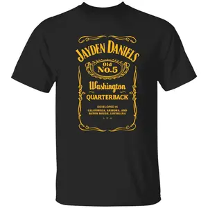 Funny Jayden Daniels QB5 Shirt, Jayden Daniels Label Shirt Sweatshirt, Hoodie, Comfort Colors