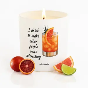 Blood Orange Scent | Paloma Cocktail | 9 Oz. Jar with Box | Cocktail Collection
