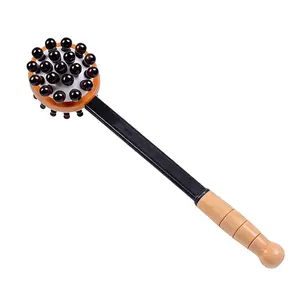 Wooden Health Massage Stick, Handheld Full Body Massager, Acupressure Hammer, Relaxing Therapy Tool, Ideal for Pain Relief