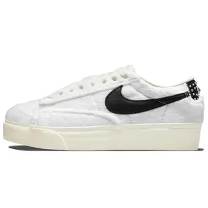 Nike Blazer Platform Low-Top Sneakers with Studs for Women in White
