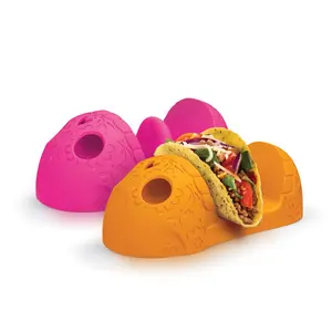 YUM SKULLS Taco Tray - Day of the Dead Kitchen Accessory