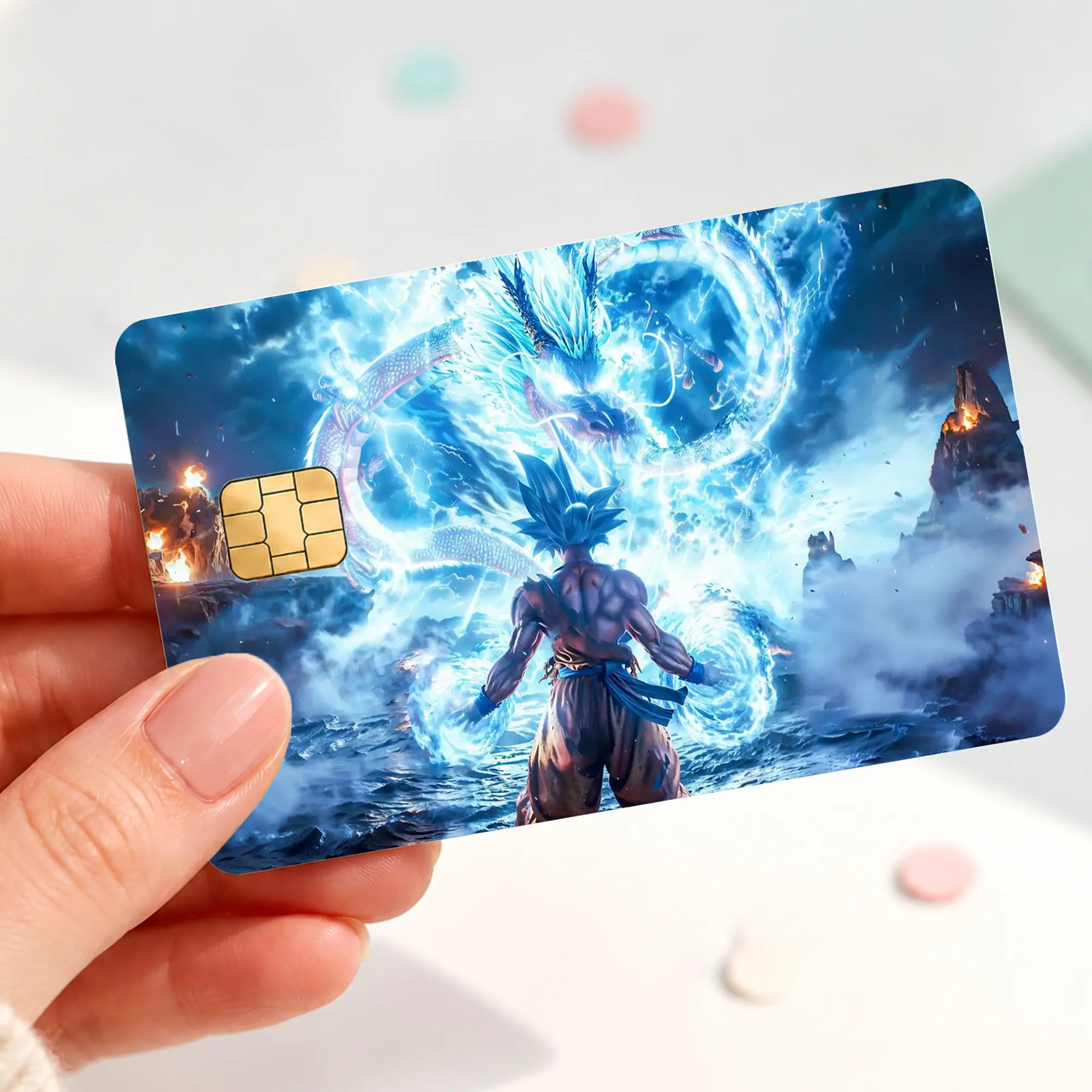 Poor Hub Credit Card Skin, Funny Broke Meme Card Sticker, Black Orange Money Humor Debit Card Cover, Sarcastic Bank Card Skin