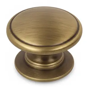 Cosmas 4702BAB Brushed Antique Brass Cabinet Knob