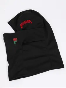 Unisex Rose Print Full Face Balaclava Hat, Breathable Windproof Dustproof Neckerchief Balaclava Hat, Suitable for Outdoor Sports Activities, Motorcycle Bandana, Protective Gear