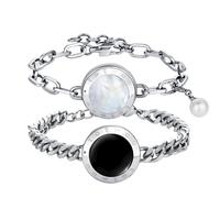 Cuban Chain(Silver)&Square Chain(Silver)