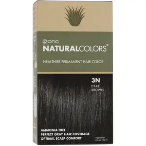 3N Natural Dark Brown Heat Activated Hair Dye With Organic Ingredients 120 mL / 4 fl. oz.