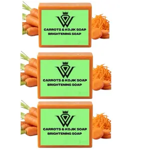 DEKALE CARROT SOAP for Brightening & Hydration