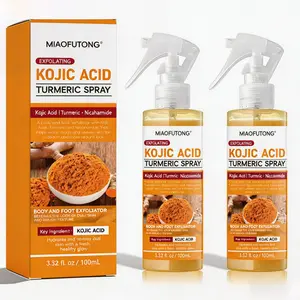 Turmeric Body Exfoliating Spray - Gentle Body Peel Mist, Remove Dead Skin, Improve Rough Texture, Summer Essential, Mother's Day & Graduation Gift