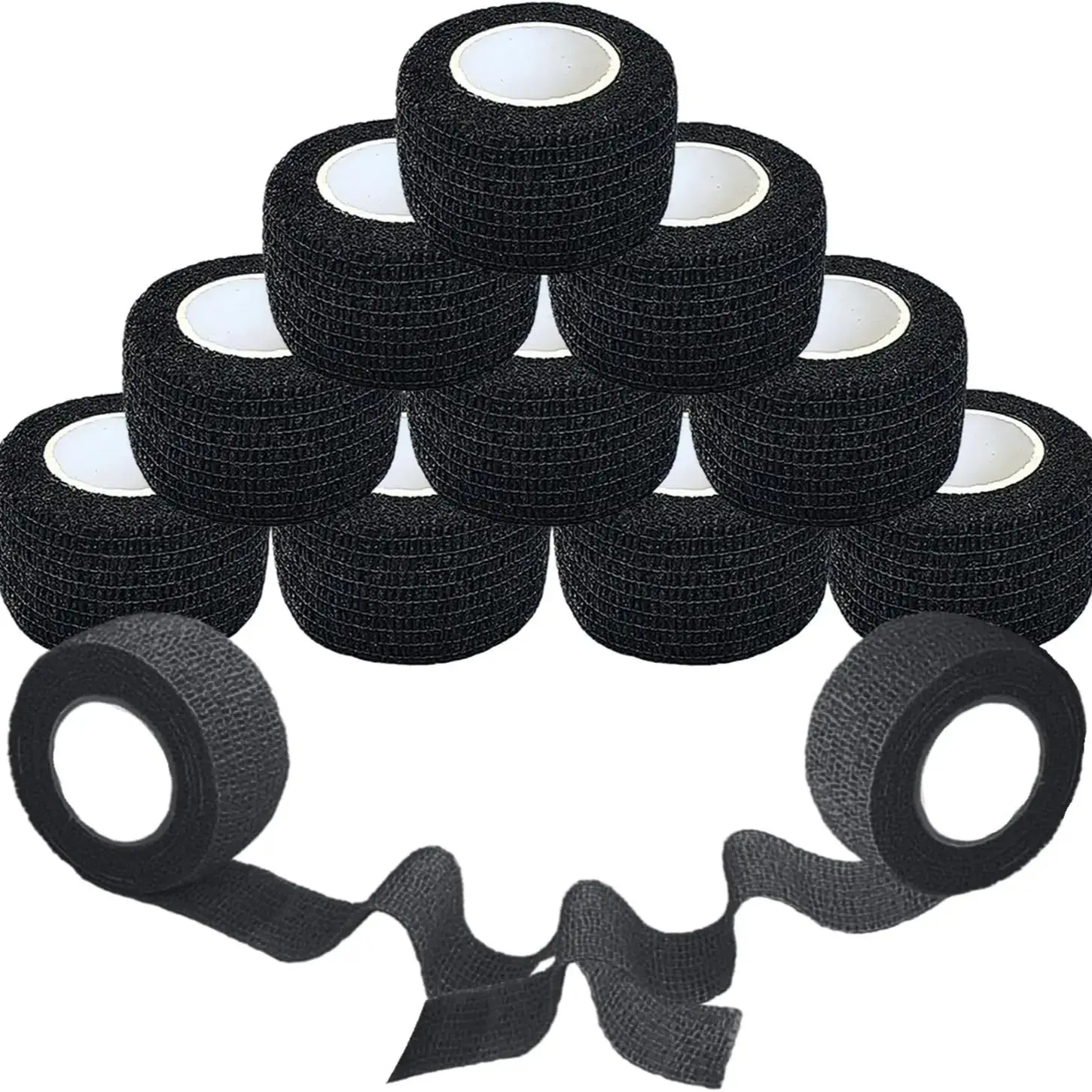 2.5cm X 4.5m Tattoo Grip Bandage Cover, Self-Adhesive Elastic Bandage, Breathable Tattoo Handle Bandage, Universal Sports Tattoo Accessory, Tattoo Equipment Supply, Tattoo Supplies