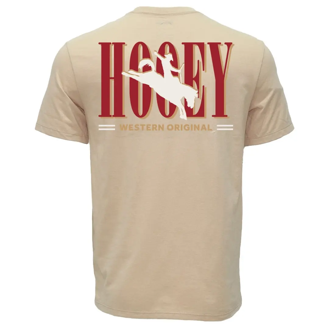 Hooey Men's 'Wild Ride' Tan Graphic T-Shirt HT2672TN