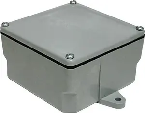 5133710U 6 x 6 x 4 in. PVC Molded Junction Box