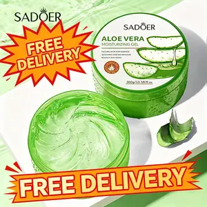 SADOER Aloe Vera Moisturizing Gel Hydrating, Moisturizing,Beautifying Complexion Facial Care Aloe Vera Gel 300g Skincare  Wajah