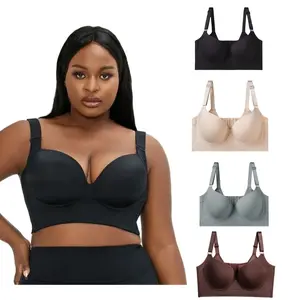 Plus-size bras for women, large cup sizes, for everyday wear to prevent sagging, comfortable and shaping