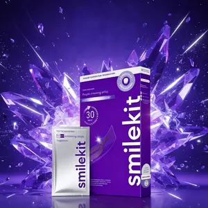 Pap+Purple Whitening Tooth Strips, Deep Cleaning, Fresh Breath, Daily Use, Travel Portable, Hotel Teeth Whitening, Home Use Purple Whitening Strips Teeth Whitening Strips, Teeth Brightener Strips, Teeth Brightening Strips