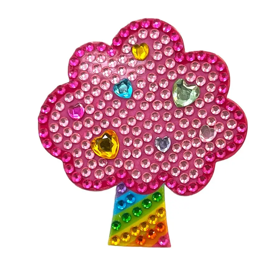 Happy Tree Decorative Sticker Tiles Ornaments for Home
