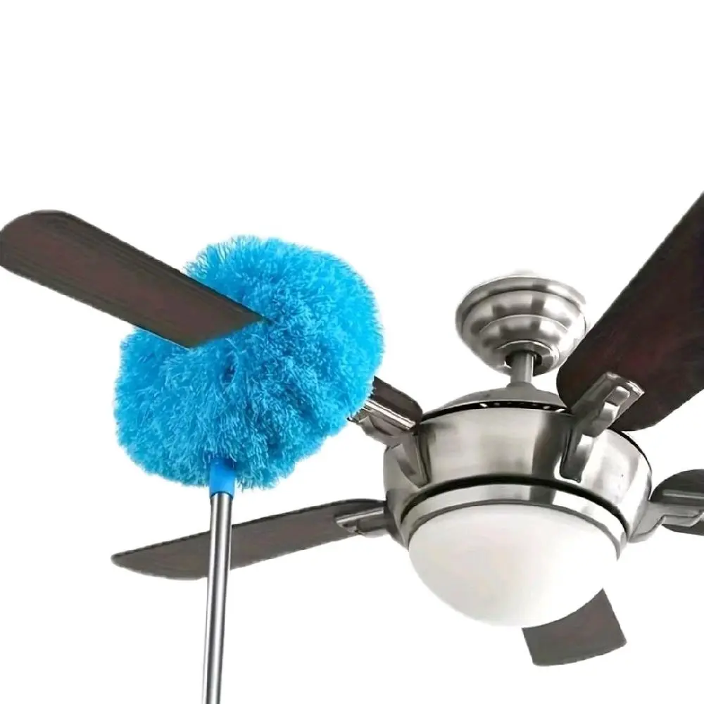 Microfiber Cleaning Home Dust Brush, Ceiling Fan Cleaner, with Extension Bar, Dust Brush, Detachable And Washable Superfiber Ceiling And Fan Duster, Ceiling Fan Duster for High Ceilings, Fans, Furniture, Cars, Cleaning Supplies, Cleaning Tools