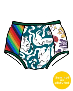 Original Scrap Panel Pants Organic Cotton Underwear Panties Underwear