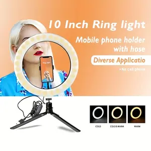 Stop posting dull videos!🛑 This 10" ring light is a total game changer for your glow-up.Bestie, you need this!💖#ringlight#beautyhacks#makeup#tiktokmademebuyit