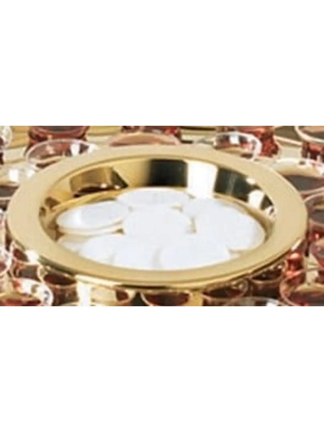 Communion Tray Center Bread Plate-Brass