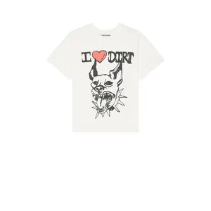 Jaded London x Dirty L00ks I Heart Dirt T-Shirt in White
