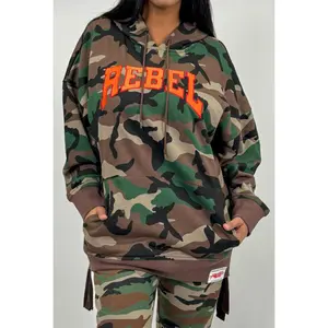 Rebellious® Clothing Co. - Women's Rebel Hoodie - Camouflage Army