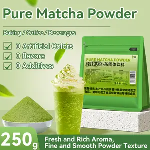 250g/8.82oz Matcha Powder, 100% Pure Matcha Green Tea Powder, Easy to Mix, Smooth Texture for Smoothies, Lattes, Baking & Milk Tea, Ideal for Holiday Parties, Christmas, And Matcha Lovers