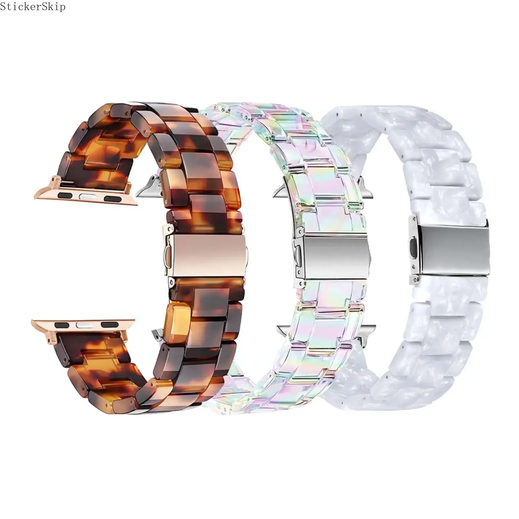 2026Fashionable Watch Band (Band Only), 1 Count Adjustable Lightweight Watch Band for Women & Men, Wearable Accessory Compatible with Apple Watch Ultra 3/2/1 and Series 10/SE/9/8/7/6/5/4/3/2/1, Smartwatch Watch, Smart Watch Straps, Smart Watch Accessories