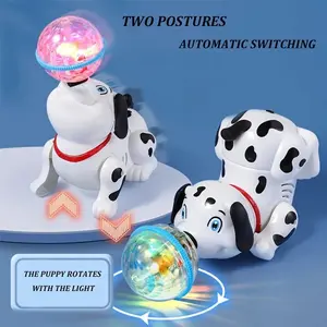 Musical Stunt Dog - Electric Puppy that Sings, Dances and Rotates while Heading the Ball