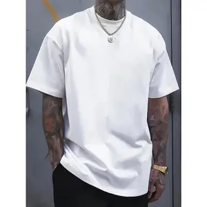 Men's Black Cotton T-Shirt, Soft Lightweight Short Sleeve Crewneck Tee, Casual Solid Color Streetwear Top for Everyday Comfort    Natural Shortsleeve