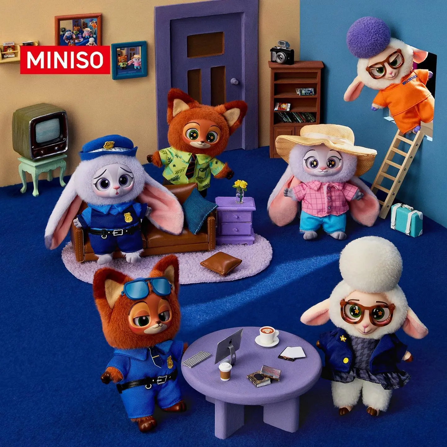 MINISO Disney Zootopia Plush Blind Box – Cute Animal vinyl plush keychain,Great Pendant on Handbag Backpack Any Bags,Collectible Perfect Gift for Disney Fans #Summervibes