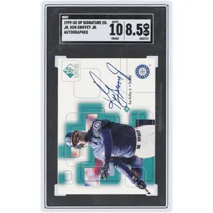 Ken Griffey Jr. Seattle Mariners Autographed 1999 Upper Deck SP Signature Edition #JR SGC Authenticated 8.5/10 Card - Fanatics Authentic Certified