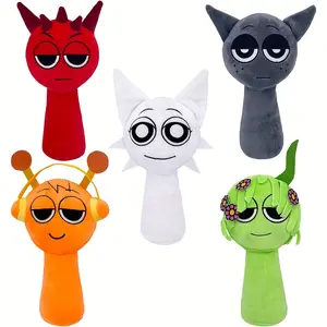 Sprunki Plush Toys Creative Rhythm Box Doll Toy Perimeter Unisex Collectible Teddy Bear Soft Adorable Stuffed Cuddly Animal Squishies Perfect For Kids Girls Ideal Holiday Gifts Home Decor