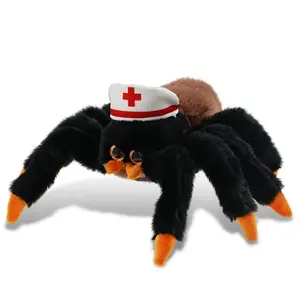 SUPER-SOFT PLUSH - WILD TARANTULA SPIDER 7" NURSE