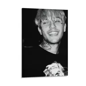 Lil Peeps Rapper Music Canvas Poster. Wall Art for Room. Bedroom Decor. Hip Hop Art. Canvas Poster Bedroom Decor Sports Landscape Office Room Decor Gift Frames Decoration frame decor Ornaments Artistic Photo Print