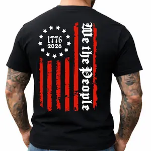 Celebrate American History with Betsy Ross Flag 1776-2026 Tee