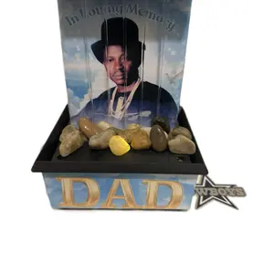 Personalized Desktop  Memorial Water Fountain| Desktop Decor Memorial Fountain