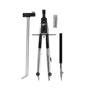 Pacific Arc Pro Series: Jet Bow Drafting Compass w/Ruling Pen & Extension Bar - Double Break Legs - Made in Germany