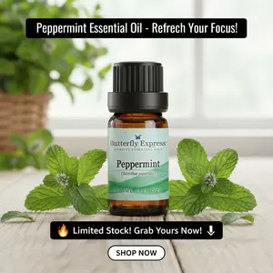 10ml Peppermint Piperita Essential Oil  (Mentha piperita)
