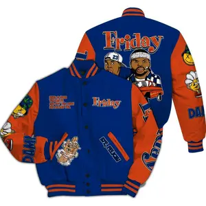 Varsity Jacket: Mid Knicks 1s Match, Friday Sneaker Stress Print. Trendy Outfit Jacket IQLZ