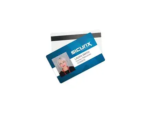 Baumgartens PVC ID Card - 2.12" Width x 3.37" Length - White BAU80340