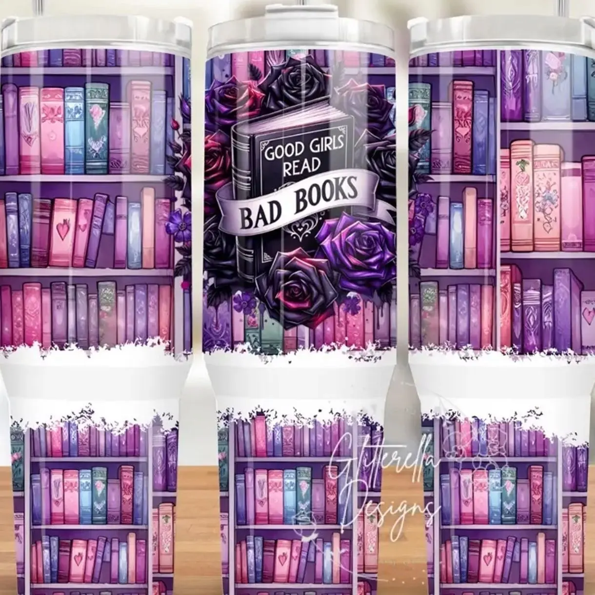 Good Girls Read Bad Books 40oz Booktok Tumbler