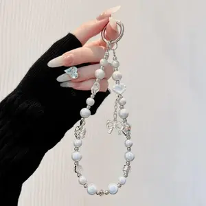 Cute Bowknot Design Phone Chain, Fashionable Phone Lanyard, Phone Strap for Women & Girls, Mobile Phone Decoration Accessories, Phone Charms, Mobile Phone Accessory