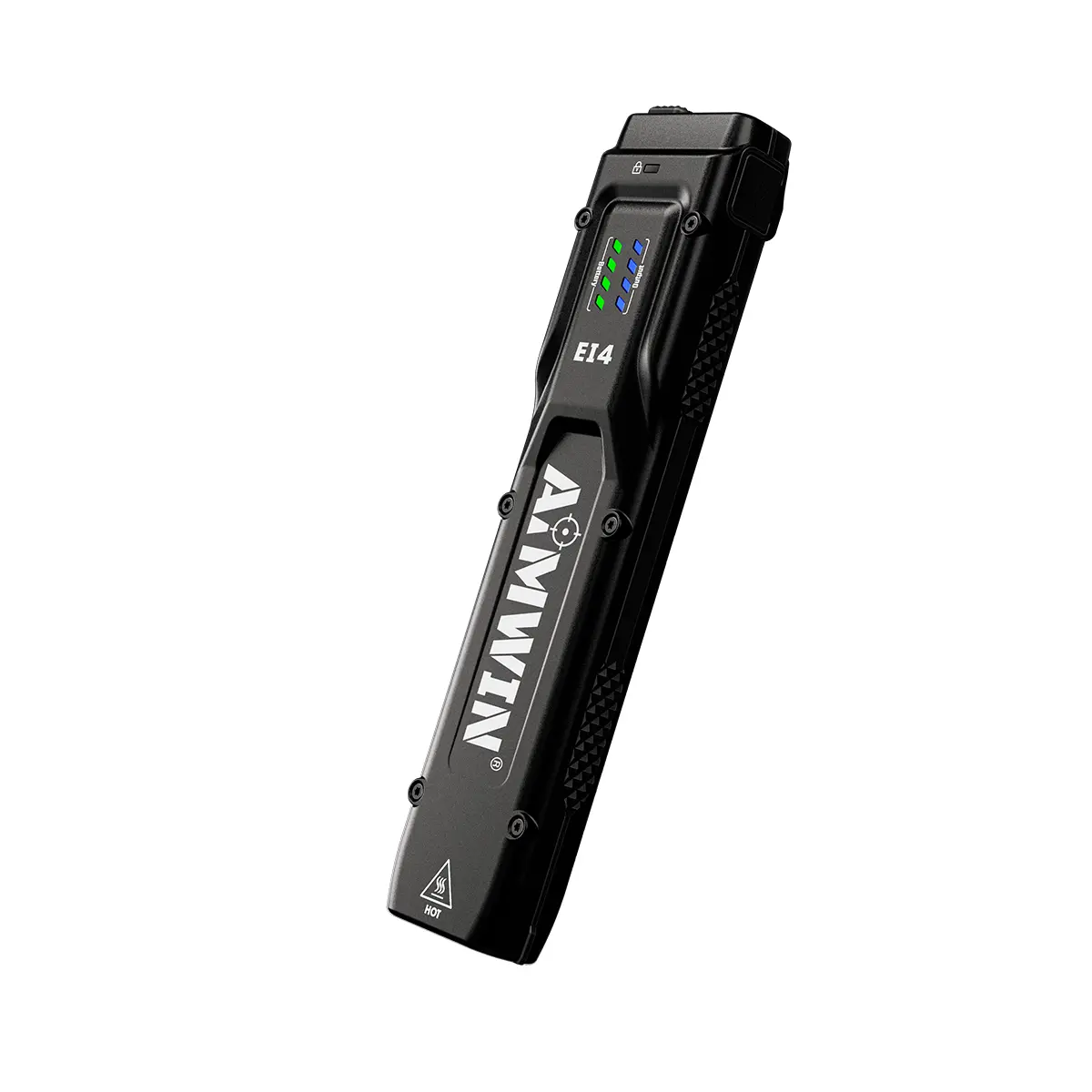 Aimwin EI4 Slim Flat EDC Tactical Flashlight, 3000 Lumen High Brightness, USB-C Rechargeable Adjustable Light for Camping & Emergency, Adjustable Flashlight, Handheld Bright Flashlight