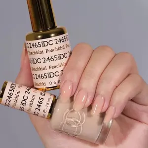 DND DC 2465 Peachkini Gel and Lacquer Duo nail care nail art sheer color