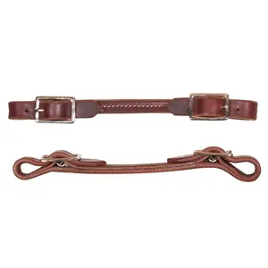 Schneiders Harness Leather Square Buckle Curb Strap